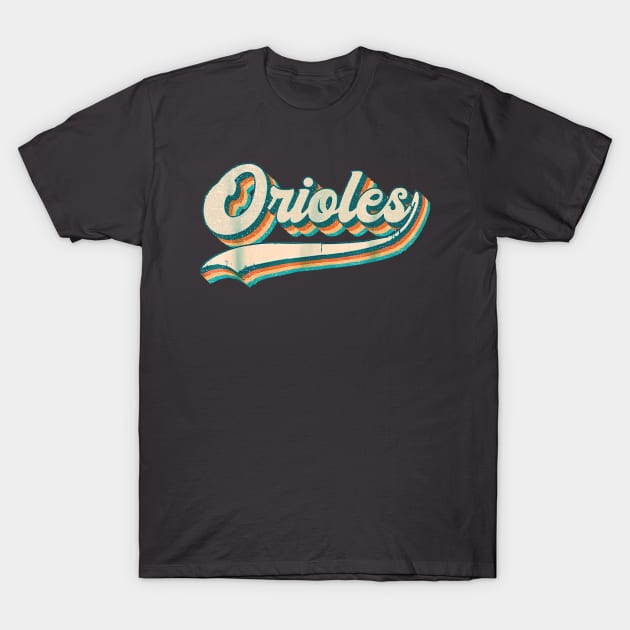 Retro Orioles vintage T-Shirt by Dreamsbabe